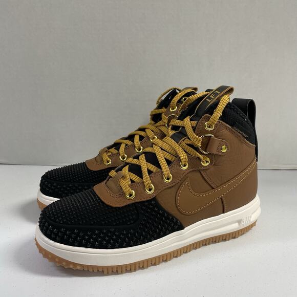 Nike Other - Nike Lunar Force 1 Duckboot Ale Brown Black 805899 202 Size 6.5 Men Size 8 Women